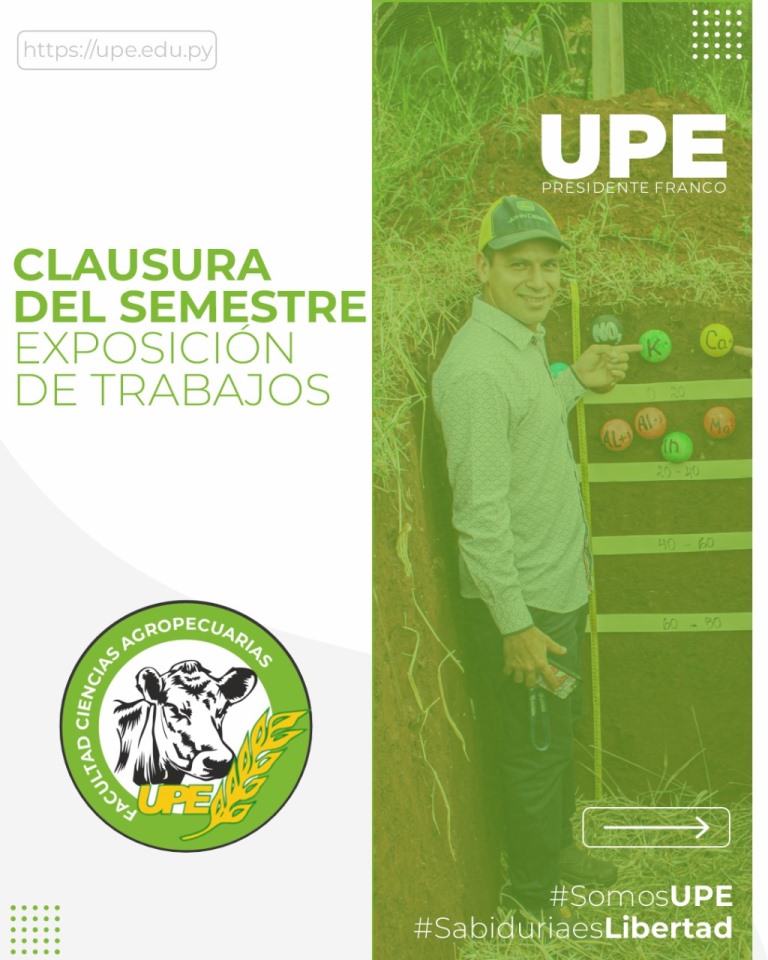 Estudiantes de Agronomía UPE exponen trabajos de campo: Clausura del Semestre